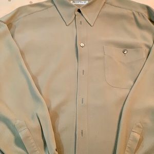 Per Lui Per Lei Silk Shirt.  XL.